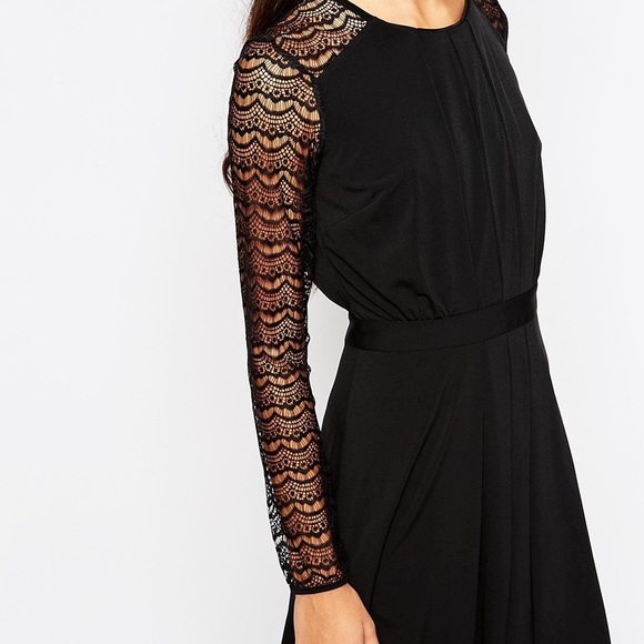BCBGeneration Lace Sleeve Mini Dress - Picture 4 of 9